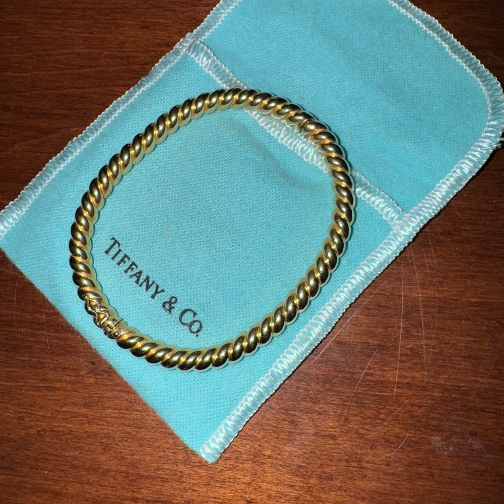 Tiffany & Co. Gold Twisted Bracelet